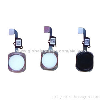 Original Brand New Home Button with Flex Cable Assembly for iPhone 6, Gray/Silver/Gold ColorNew
